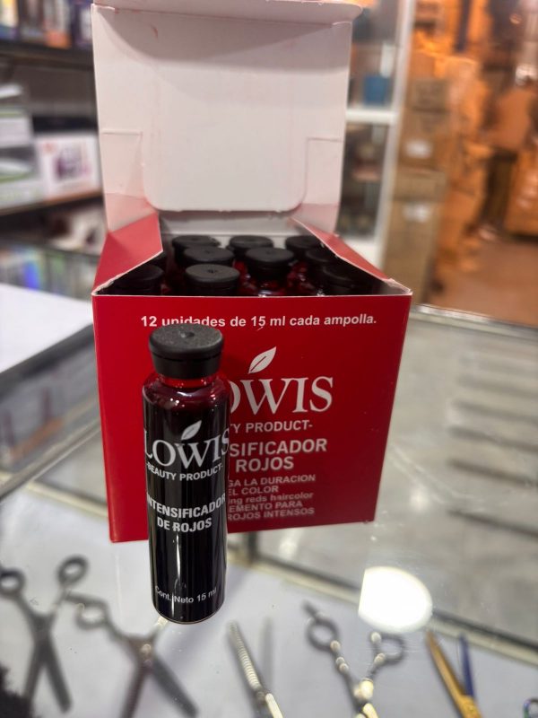 Ampolla intensificadora de rojizos 15ml LOWIS